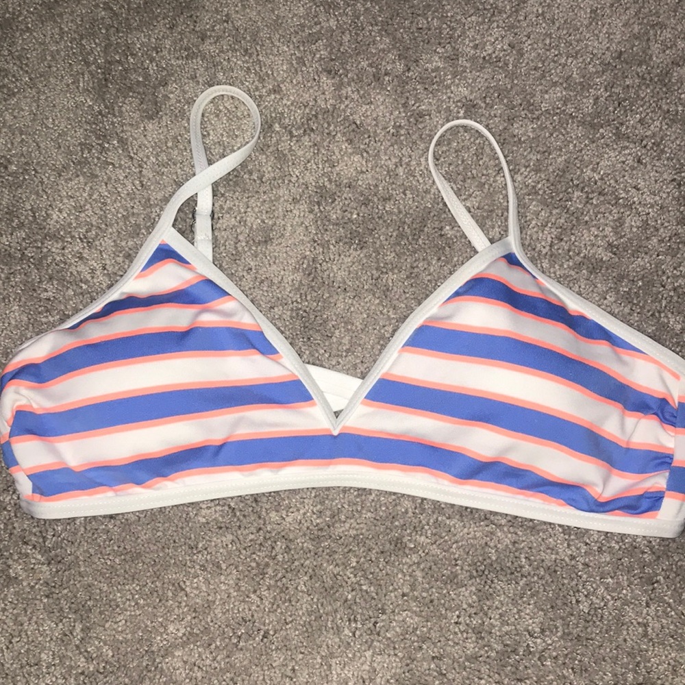 Stripe bikini top